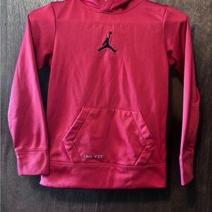 Jordan Red Sweatshirt with Black Logo
